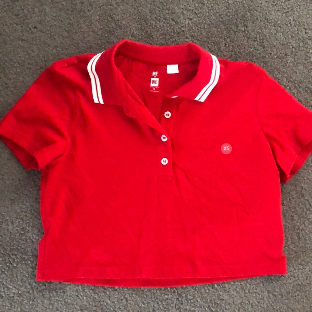 Me to we cropped shirt